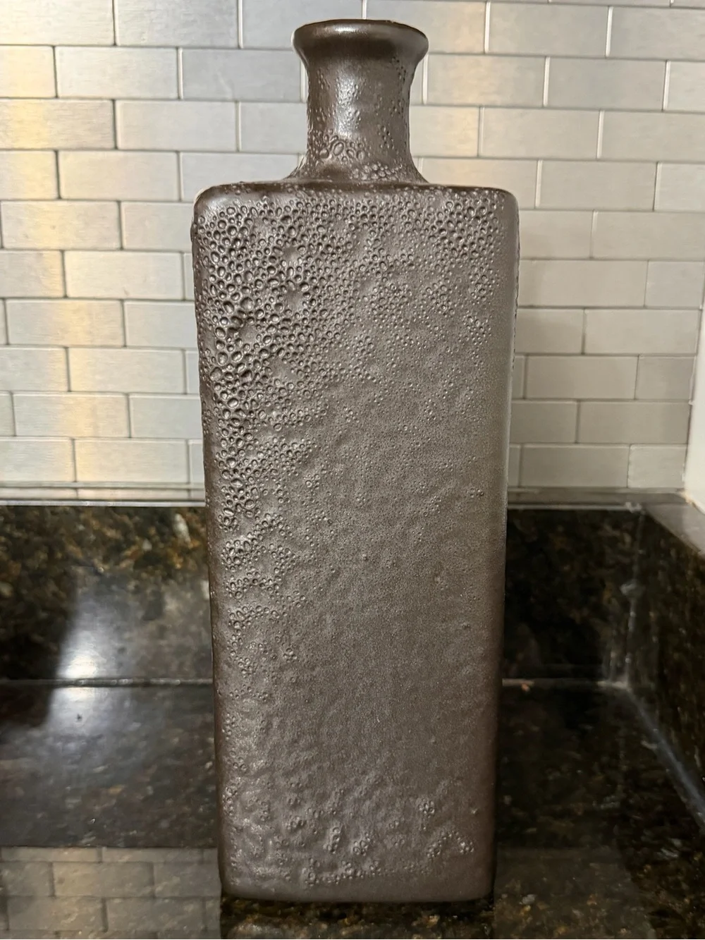 Vintage Royal Haeger MCM Textured Bottle Vase – 12.25”
